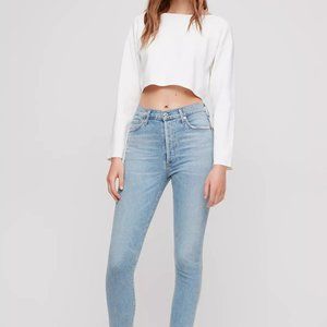 Citizens of Humanity Jeans Womens 32 Olivia Blue High-Rise Slim